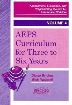 Paperback AEPS Curriculum for Three to Six Years, Volume 4 Book