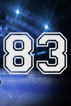 83 Journal: A Hockey Jersey Number #83 Eighty Three Notebook For Writing And Notes: Great Personalized Gift For All Players, Coaches, And Fans (Ice Rink Puck Print)