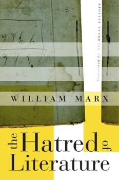 Hardcover The Hatred of Literature Book