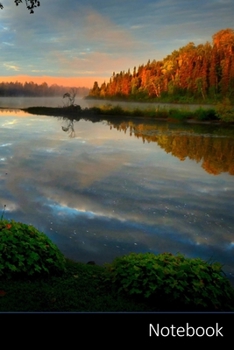 Notebook: 風景、自然、霧、朝 ノートブック/ 日記 / ライティングブック / ノート - 6 x 9イ