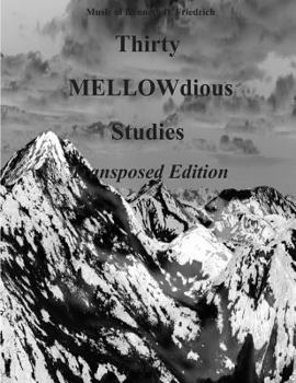 Paperback Thirty MELLOW-dious Studies, Vol. 1-saxophone version Book