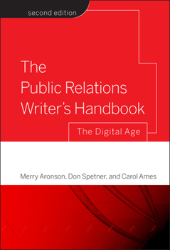 Hardcover The Public Relations Writer's Handbook Book