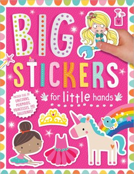 Paperback Big Stickers for Little Hands: My Unicorns and Mermaids Book