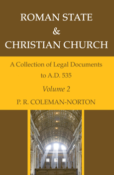 Paperback Roman State & Christian Church Volume 2 Book