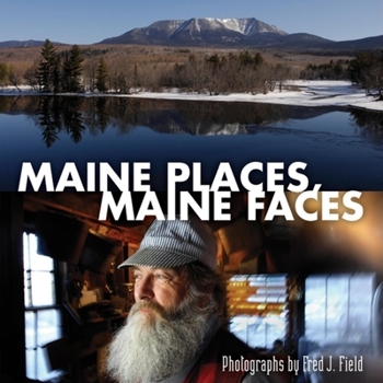 Hardcover Maine Places, Maine Faces Book