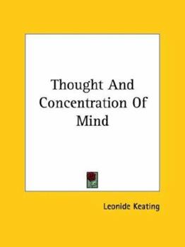 Paperback Thought And Concentration Of Mind Book