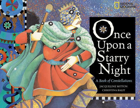 Paperback Once Upon a Starry Night: A Book of Constellations Book