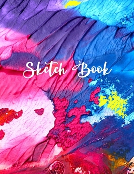 Paperback Sketch Book: Large Notebook for Drawing, Doodling or Sketching, Painting: 109 Pages, 8.5" X 11" ( Personalized Artist Sketchbook an Book