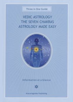 Wall Chart Vedic Astrology, the Seven Chakras, Astrology Made Easy: Three-In-One Guide Book