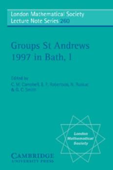 Paperback Groups St Andrews 1997 in Bath: Volume 1 Book