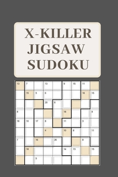 Paperback X-Killer Jigsaw Sudoku: 186 Great Puzzles Book
