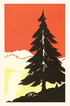Paperback Vintage Journal Lone Pine Silhouette Book
