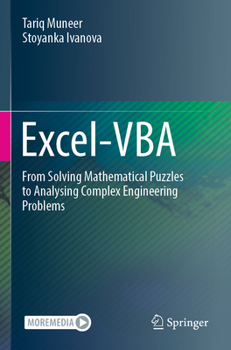 Paperback Excel-VBA: From Solving Mathematical Puzzles to Analysing Complex Engineering Problems Book