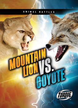 Library Binding Mountain Lion vs. Coyote Book