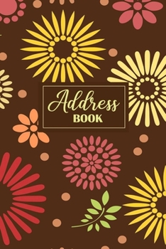 Paperback Address Book: Birthdays & Address Book for Contacts - Address Logbook - Address Book for Women, Men, and Kids - Modern Design Book