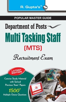 Paperback Department of Posts: Multi Tasking Staff (MTS) Recruitment Exam Guide Book