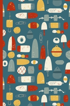 Weekly Planner: A Week to View Diary and Organizer - Sunday Start with Dark Fishing Floats and Buoys Cover Art