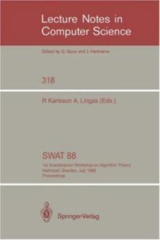 Paperback Swat '88: 1st Scandinavian Workshop on Algorithm Theory Halmstad, Sweden, July 5-8, 1988. Proceedings Book