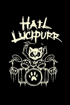 Paperback Hail Lucipurr: Song Writer Notebook for any heavy metal and hard rock cat headbanger. DIY Lyrics Journal and songwriting book - 120 G Book