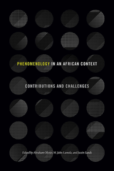 Paperback Phenomenology in an African Context: Contributions and Challenges Book