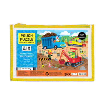 Misc. Construction Site 12 Piece Pouch Puzzle Book