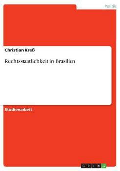 Paperback Rechtsstaatlichkeit in Brasilien [German] Book