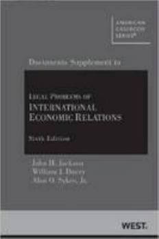 Paperback Legal Problems of International Economic Relations 6th, Documentary Supplement Book