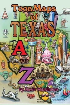 Hardcover ToonMaps of Texas A to Z Book