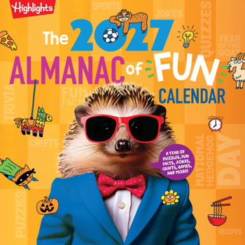 2027 Calendar The Almanac of Fun: A Year of Puzzles, Fun Facts, Jokes, Crafts, Games, and Stickers!
