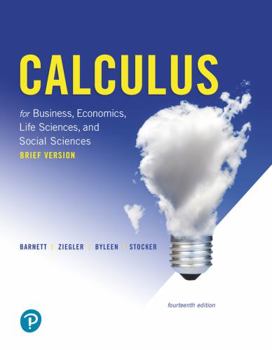 Hardcover Calculus for Business, Economics, Life Sciences, and Social Sciences, Brief Version Book