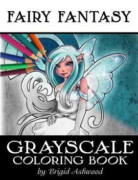 Paperback Fairy Fantasy Grayscale Coloring Book