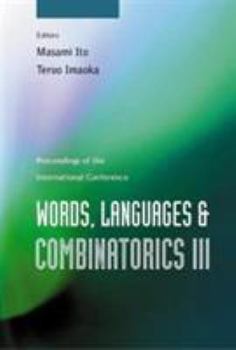 Hardcover Words, Languages and Combinatorics III, Proceedings of the International Colloquium Book