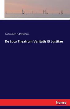Paperback De Luca Theatrum Veritatis Et Justitae Book