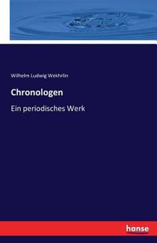 Paperback Chronologen: Ein periodisches Werk [German] Book