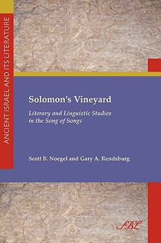 Paperback Solomon's Vineyard: Literary and Linguistic Studies in the Song of Songs Book