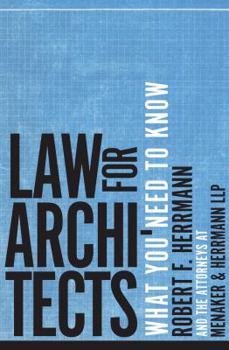 Hardcover Law for Architects: What You Need to Know Book