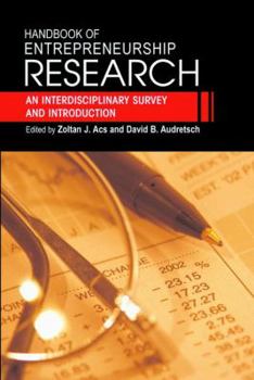 Paperback Handbook of Entrepreneurship Research: An Interdisciplinary Survey and Introduction Book