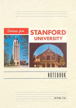 Paperback Vintage Lined Notebook Greetings from Stanford Book