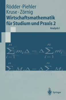 Paperback Wirtschaftsmathematik Für Studium Und PRAXIS 2: Analysis I [German] Book