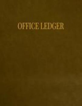 Paperback Office Ledger: 3 Columns Book