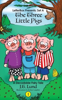 Hardcover The Three Little Pigs: A Decodable Fairy Tale Book