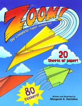 Paperback Zoom Complete Paper Airplane Kit [With Stickers and Colored Paper] Book