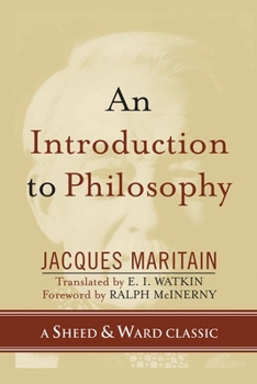 Paperback An Introduction to Philosophy Book