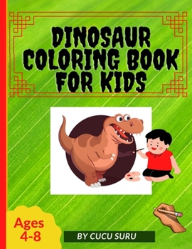 Paperback Dinosaur Coloring Book for Kids: Amazing gift for boys and girls Book