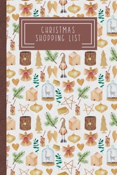 Paperback Christmas Shopping List: Family Gift Tracker - Gnomes Book