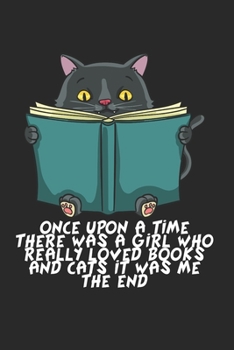 Katze Buch Notizbuch: Katze Lesen Notizbuch f�r B�cher Liebhaber / Notizheft / Notizblock A5 (6x9in) Dotted Notebook / Punkteraster / 120 gepunktete Seiten