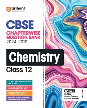 Paperback CBSE Chapterwise Chemistry 12th Book