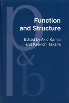 Hardcover Function and Structure: In Honor of Susumu Kuno Book