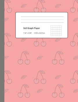 Paperback 5x5 graph paper: Graph Paper Composition Notebook 100 Numbered pages/ 9.69 in. x 7.44 in. Quad Ruled 5x5 Composition Notebook Book