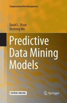 Paperback Predictive Data Mining Models Book